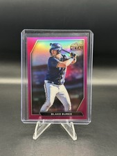 2026 Leaf Metal BLAKE BURKE Milwaukee Brewers Prospect Pink Refractor 5/6