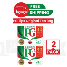 PG Tips 240 Tea Bags Pack of 2 Classic Britis...