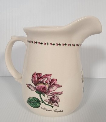 Botanical Gardens Tabletops Unlimited Floral Pitcher Kitchen Decor Magnolia 