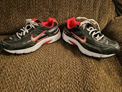 Nike Initiator Running Shoes Black Pink Silver 394053-003 Women's Size 8