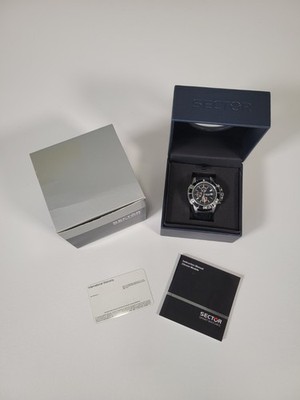 NEW Sector Chronograph Swiss Made Model 240 With Box & Papers