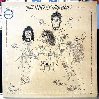 THE WHO ''THE WHO BY NUMBERS'' BRAND NEW SEALED VINYL MCA RECORDS MCA-3026 MINT