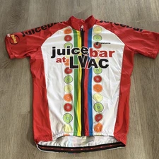 Hincapie Juice Bar LVAC Vegas Womens XL Cycling Jersey Shirt 2009 Full Zip Clean
