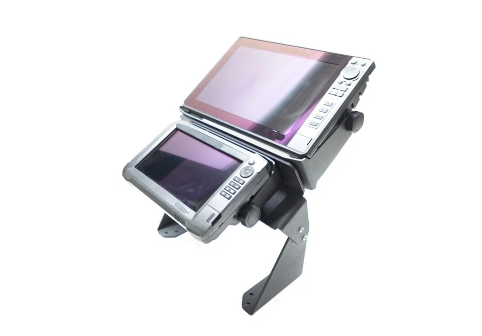 Baldwin Iron Works Universal Dual Fish Finder Graph Mount (Made In USA) - Image 1 of 4