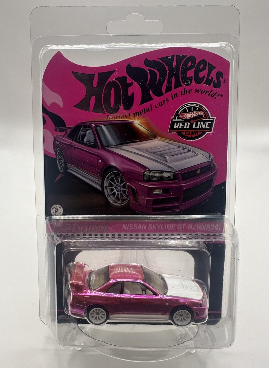 Hot Wheels Red Line Club Exclusive Nissan Skyline GT-R (BNR34) In