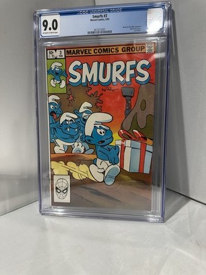 Smurfs #3 CGC 9.0 1983 Marvel Comics PEYO NBC Animation TV