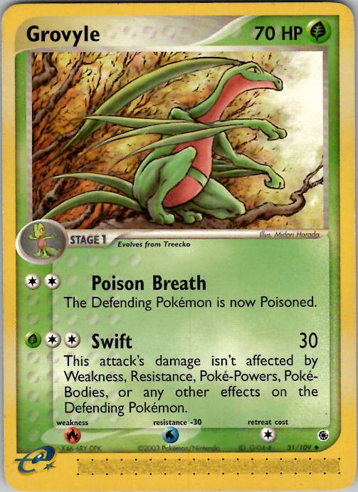 Grovyle - Ruby and Sapphire 31/109 NM