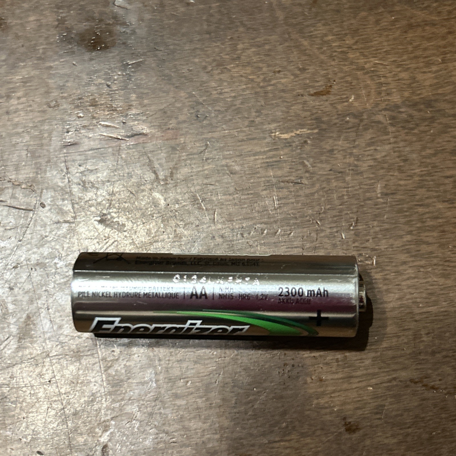 Lot of 12 Energizer Recharge 1.2V NiMH NH15 Rechargable Batteries HR6 2300mAH