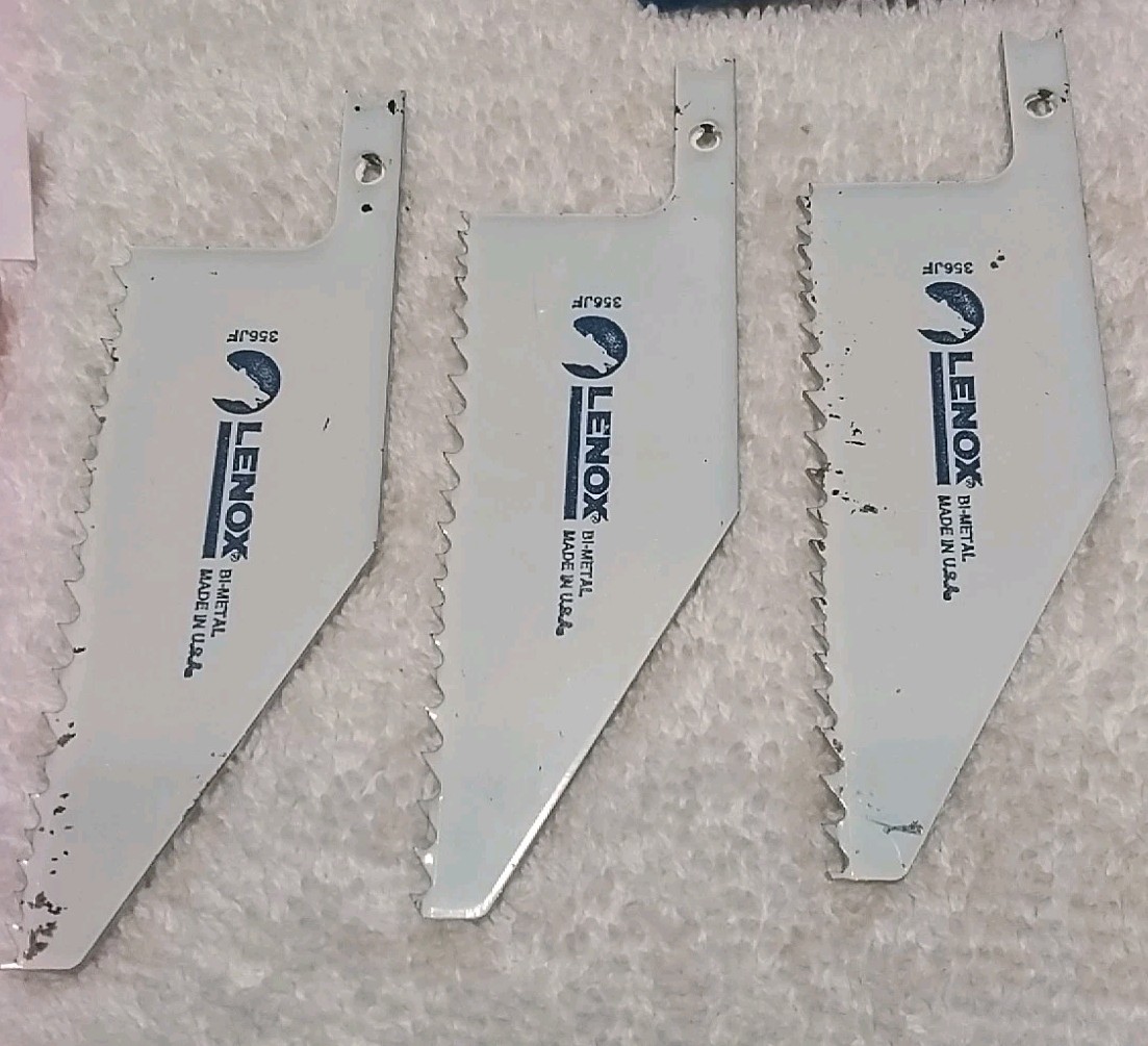 5PC LENOX 20628-356JF 3-1/2"×1-1/8"×.50 "WOOD FLUSH CUT BI-METAL JIGSAW...