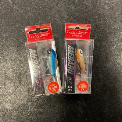 2 Diff Lucky John Mebaru 57 Ice Jigs (1 Lot 1 Price)