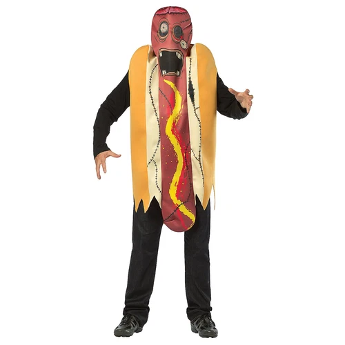 Halloween Express Zombie Hot Dog Costume  1 PC