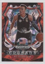 2020-21 Panini Prizm Draft Picks Crusade Red Ice Prizm RJ Hampton #93 1md