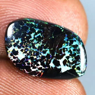 2.66 ct  Fancy (15 x 9 mm) (Un-Heated) Australia Boulder Matrix Opal Gemstone