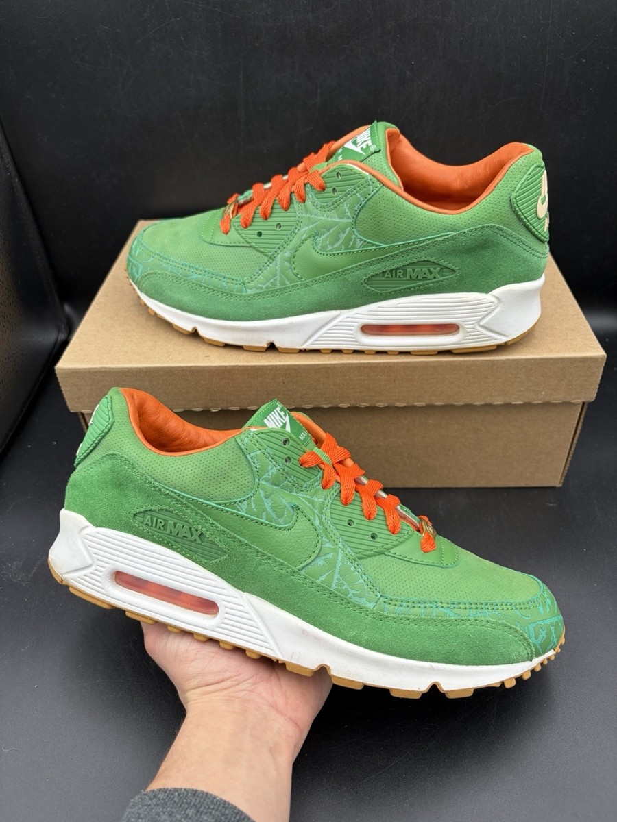Size 9.5 - Nike Air Max 90 Premium Patta Homegrown Green Orange