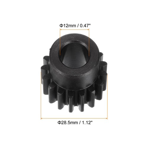Step Spur Gear 12mm Inner Aperture 17T 1.5 Module Cast Iron Motor Gear - Picture 3 of 4
