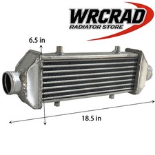 18.5x5.5x2fmic Universal Radaitor For Turbo Intercooler Aluminum 2.25 Inout