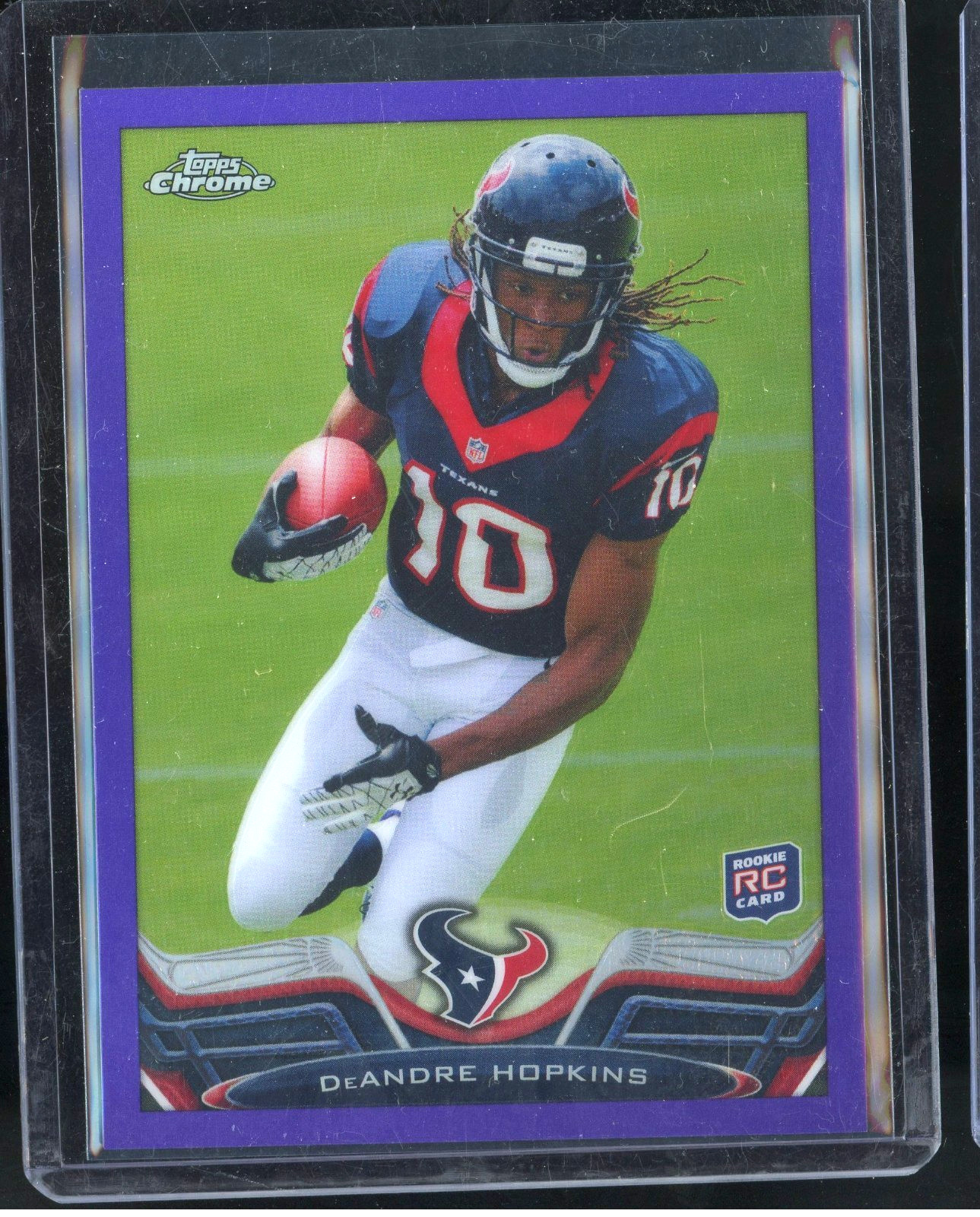 2013 Topps Chrome DeAndre Hopkins Purple Refractor /499 RC TRUE ROOKIE CARD SP