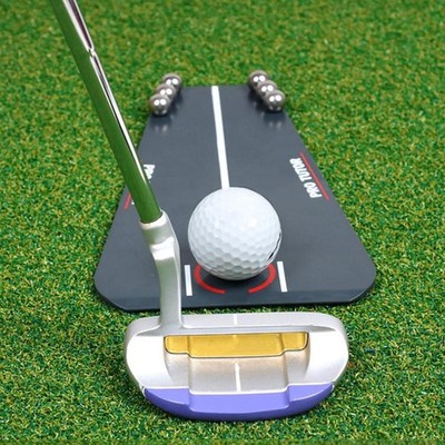 Golf Putting Alignment Mirror Golfer Gift Swing Trainer Eyeliner Putting Aid