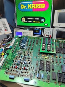 Dr Mario Nintendo VS Unisystem CPU & Satellite Vintage Arcade Circuit Board PCB