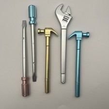 🔧 Kugelschreiber im Werkzeug-Design – Zufälliges 5er-Set 🔨