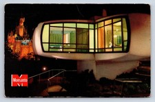 Vintage Postcard Disneyland Monsanto's Home of the Future Modern MCM AB4