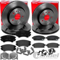 Brembo Bremsscheiben + BelÄGe Vorne + Hinten Passend FüR Opel Zafira C Tourer