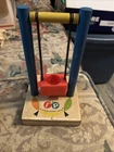 VINTAGE FISHER PRICE LITTLE PEOPLE #932 AMUSEMENT PARK SWING RIDE 1963-65