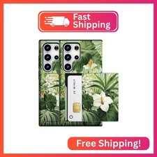 MUQR Compatible for Samsung Galaxy S23 Ultra Case with Card Holder Cute - Kawaii