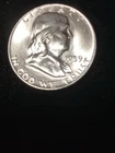 1959-D Silver Franklin Half Dollar BU For Birth Year Gift Someone 67Years Old!