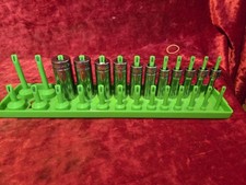 Snap On 3/8" Drive 11pc SAE Deep 6Pt Chrome Socket Set w/holder (ROA010553)