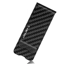 Real Carbon Fiber Money Clip for Men Minimalist Money Holder Cash Credit Card