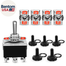 5 Pack 6Pin Heavy Duty Rocker Toggle Switch 15A 250V 20A 125V DPDT 6 Pin On/Off/