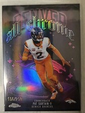 2025 Topps Chrome Pat Surtain II /250  Denver Broncos All-Chrome Serial #ACT-18 