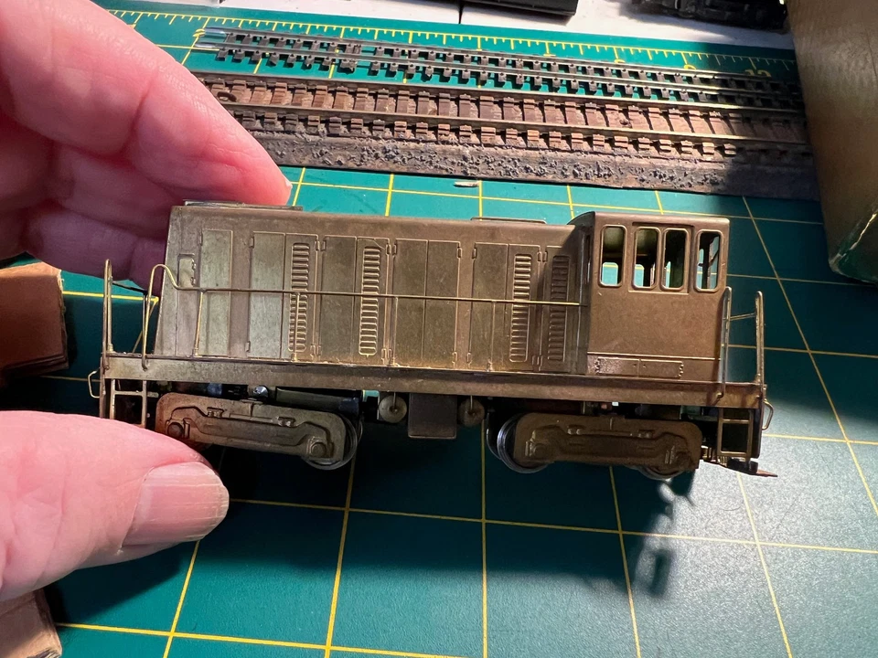 HON3 BRASS NWSL NORTHWEST SHORT LINE SP #1 DIESEL LOCOMOTIVE 50 TON Runs, OB - Image 4 of 4