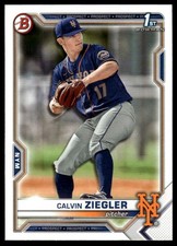 2021 Bowman Draft #BD-123 Calvin Ziegler