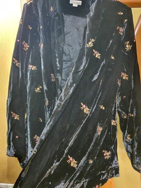 Women Monsoon Blazer Black Velvet 44 / XXL