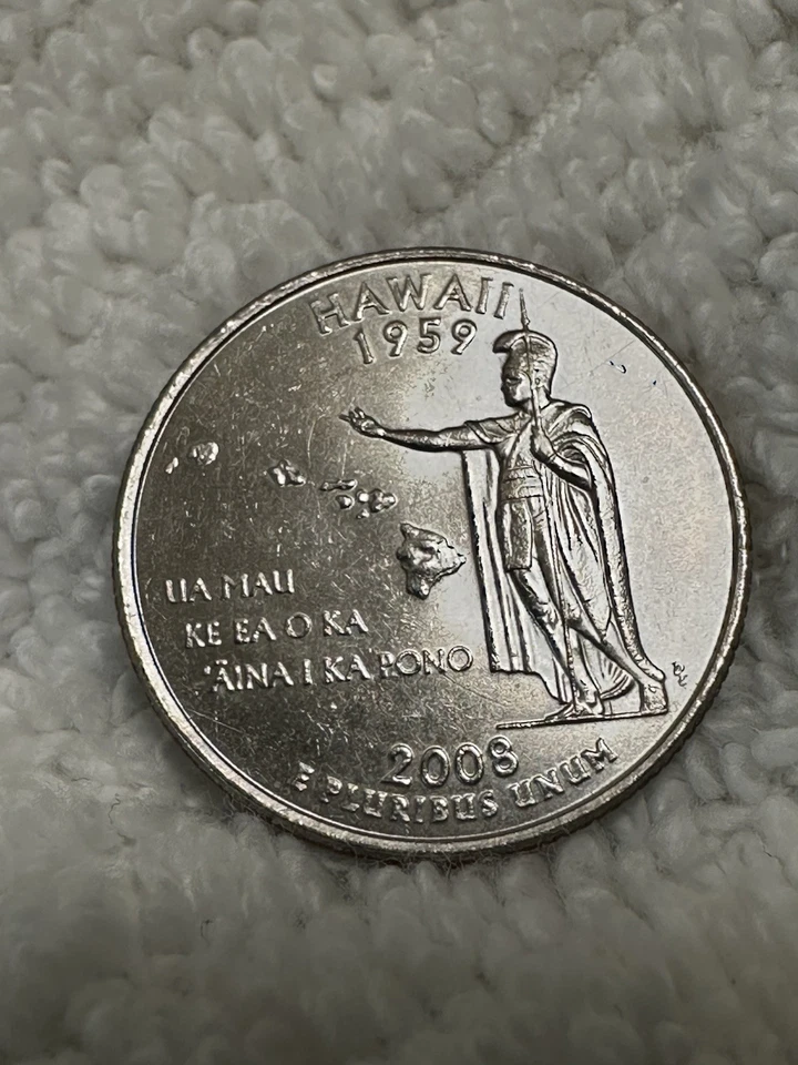 2008 D Hawaii State Quarter Coin Collectible - Image 2 of 3