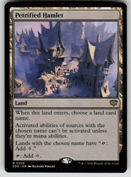 Petrified Hamlet #259 Secrets of Strixhaven Rare Land