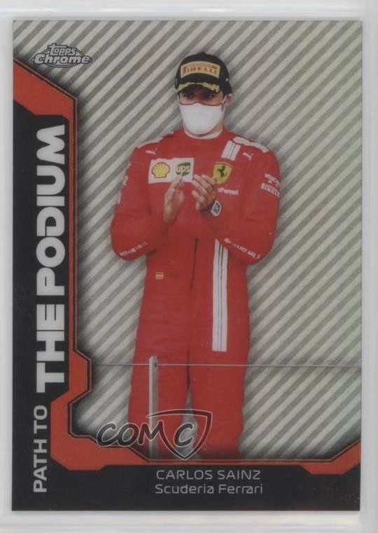 2021 Topps Chrome Formula 1 Path to the Podium Carlos Sainz Jr #PTP-CS 1s6