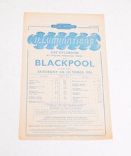 Railway Handbill BR Excursion to Blackpool Illuminations 6th October 1956