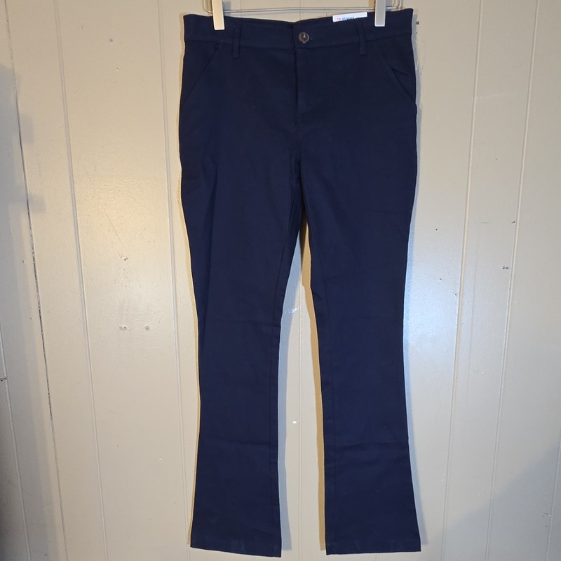Old Navy Girls Boot-Cut Stretch Pants Navy Size 16