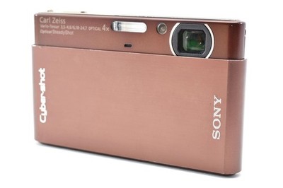 Sony Cyber-shot DSC-T77 10.1MP Digital Camera - Silver for sale