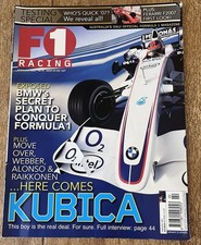F1 Racing Magazine February 2007 Formula 1 Robert Kubica BMW Raikkonen Alonso