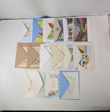 Vintage Greeting Cards Lot Of 18 Sympathy Sorrow Cards Envelopes Unused