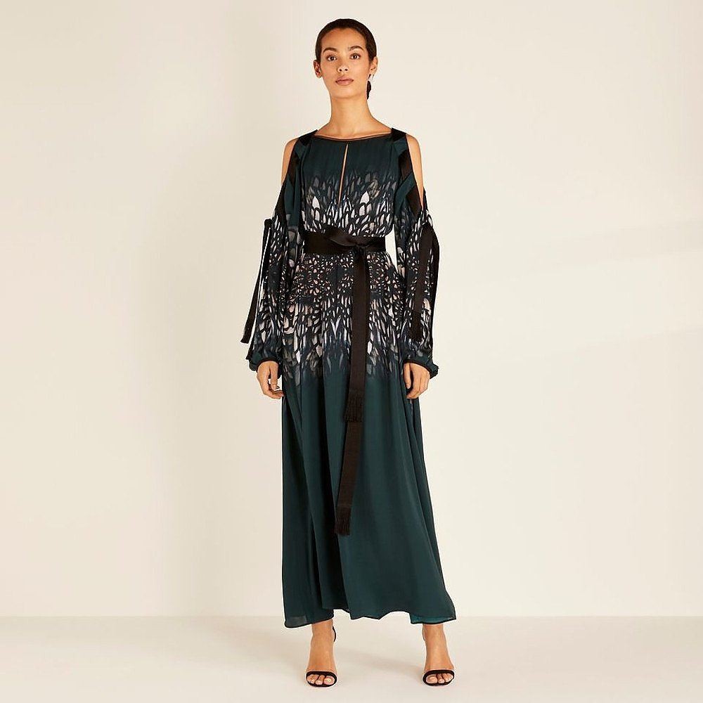 amanda wakeley green dress Amanda Wakeley Maxi Dress L in Green RRP £1200