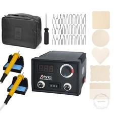 Pyrography Machine Professional Wood Burning Pen Tool Kit Station Set 200-800 °C