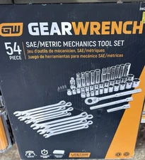 Gearwrench 54 Piece 3/8" Drive 6-Point 120XP SAE/Metric Tool Set 80550P