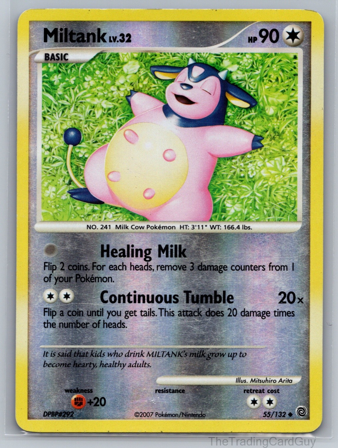 Miltank Uncommon Secret Wonders Reverse Holo 55/132 MP