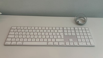Apple Magic Keyboard A1843 Wireless Weiß Silber QWERTZ Deutsch