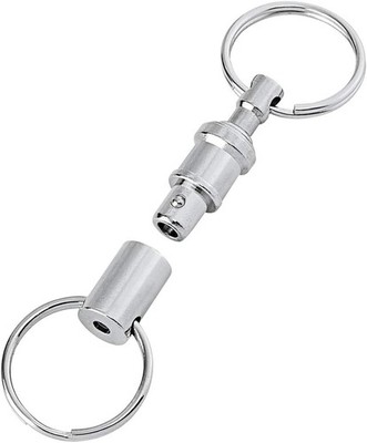 WEDO Schlüsselhalter mit Kupplung silber